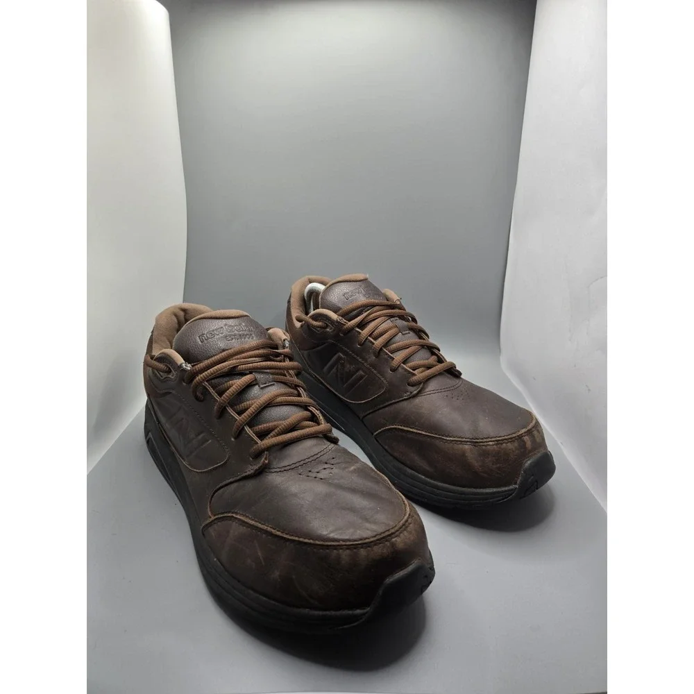 New Balance 928v2 Men's Shoes Brown Leather Walking Sneakers Size 11 2E MW928BR2